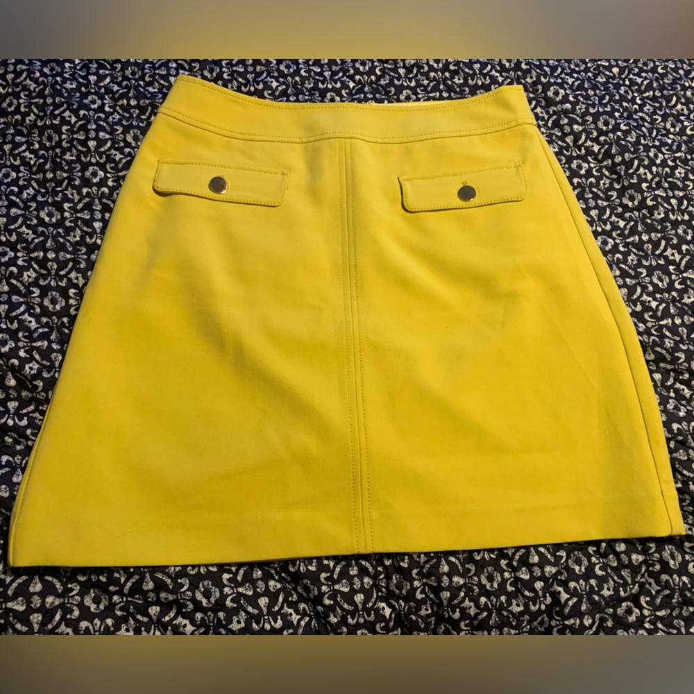 Loft mod retro yellow skirt
